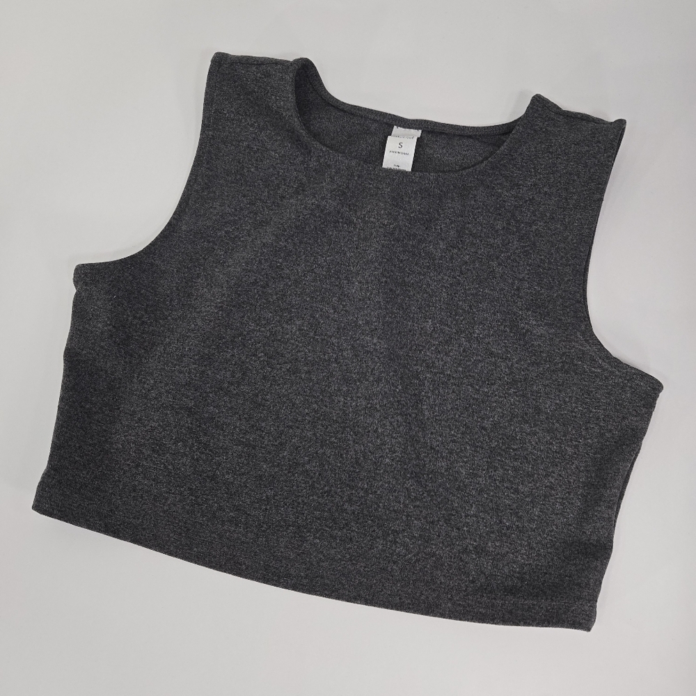 Yogalicious dark gray athletic bra/โ top